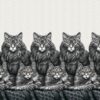Перкаль 220 см наб 72108-1 Котики — изображение 2