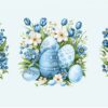 Полотно вафельное 150 см наб 29355-1 Пасхальные истории